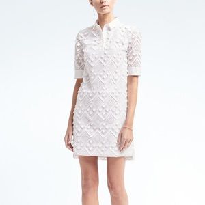 Banana Republic Embroidered Fringe Polo Dress XSP